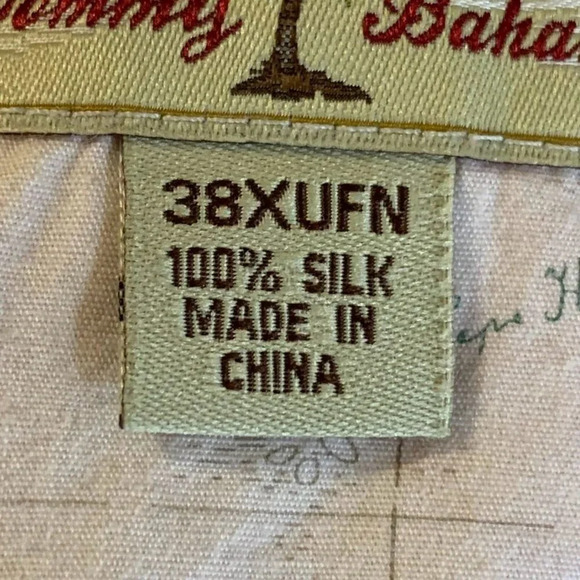 Tommy Bahama‎ Men's St. Thomas T1281 100% Silk Pleated Pants Size 38x27 - Picture 7 of 11